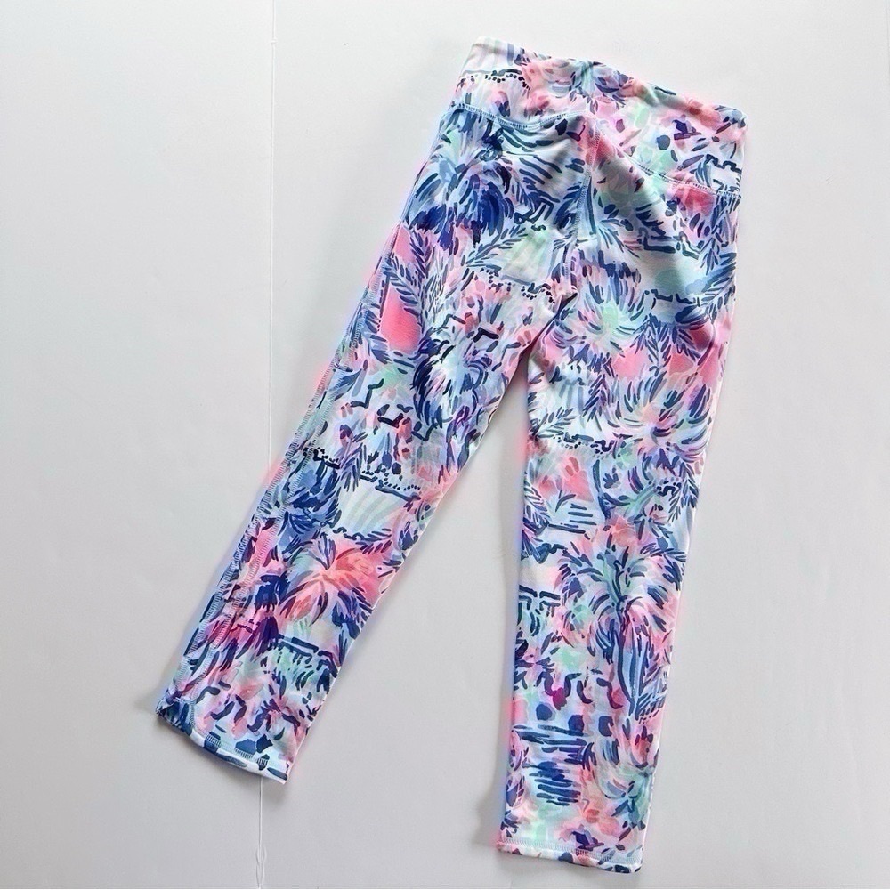 Lilly Pulitzer UPF 50” Weekender Cropped Multi Cabana Cocktail Legging XS - Picture 2 of 5